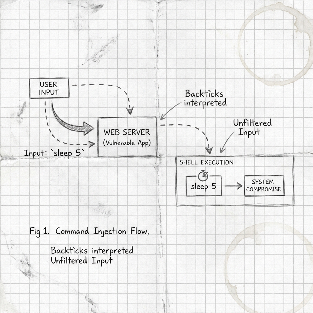 Command Injection Flow Diagram